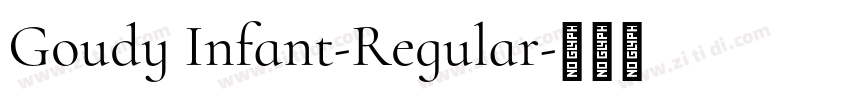 Goudy Infant-Regular字体转换